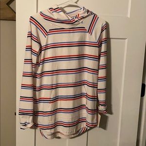 LulaRoe hooded long sleeve shirt
